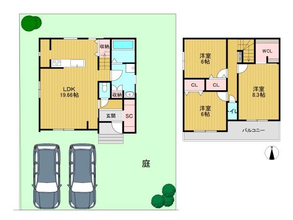 長岡京市高台西の売土地