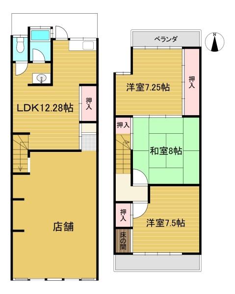 向日市寺戸町永田の中古一戸建て
