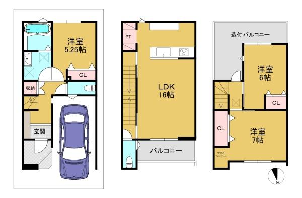 長岡京市神足神田の新築一戸建