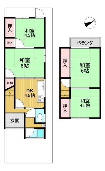 長岡京市今里薬師堂の中古一戸建