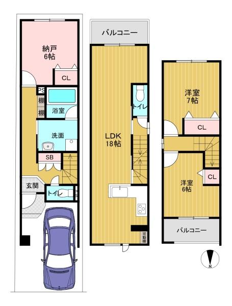 長岡京市久貝３丁目の新築一戸建