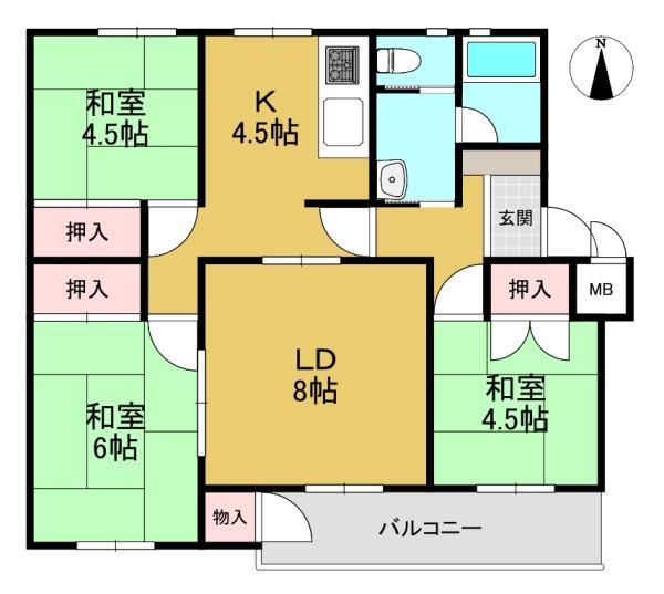 長岡天神ハイツ7棟