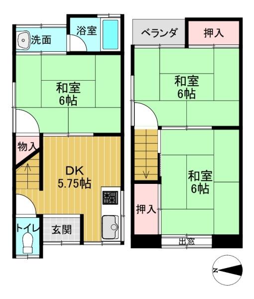 長岡京市滝ノ町２丁目の中古一戸建