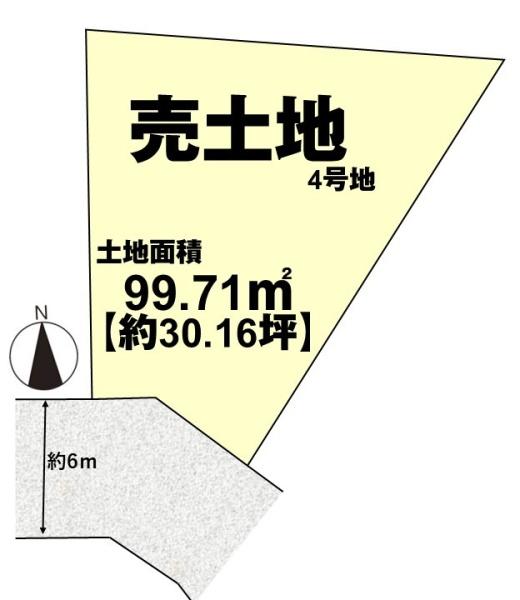 長岡京市奥海印寺東山の売土地