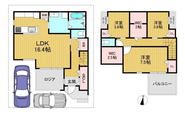 長岡京市奥海印寺東山の売土地