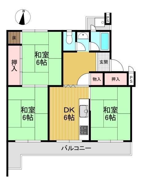 円明寺ヶ丘団地Y棟