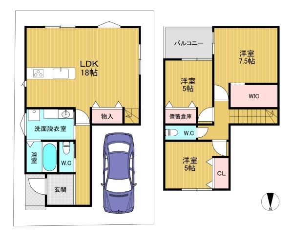 京都市西京区桂千代原町の土地
