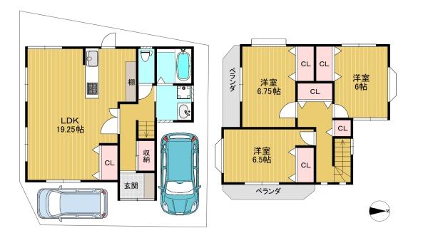 長岡京市友岡１丁目の中古一戸建て