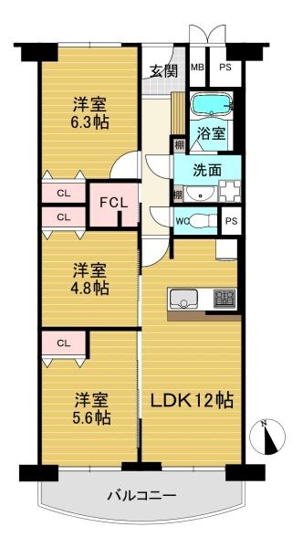 メゾン水無瀬4号棟