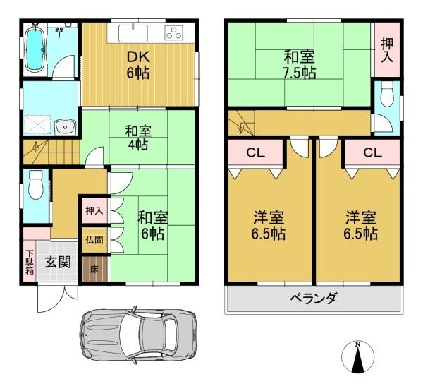 長岡京市東神足１丁目の中古一戸建て