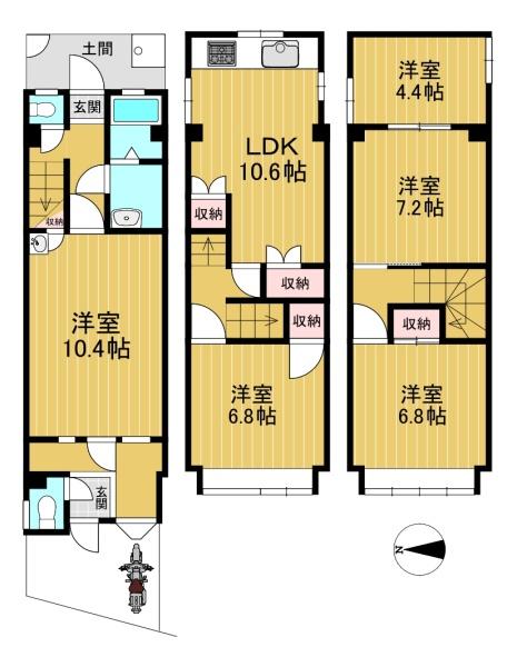 向日市寺戸町東野辺の店舗付住宅