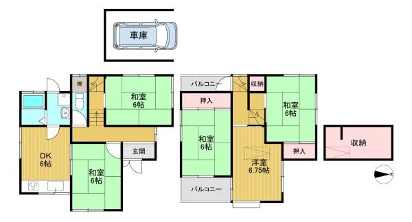 向日市物集女町中海道の中古一戸建
