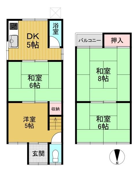 長岡京市滝ノ町１丁目の中古一戸建