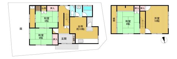 長岡京市滝ノ町２丁目の中古一戸建