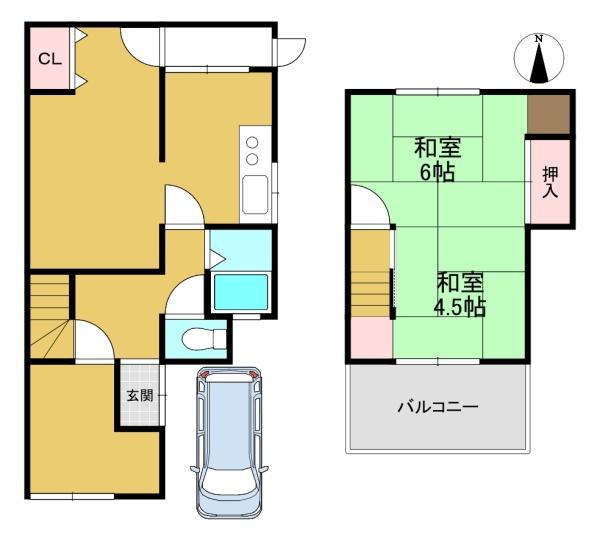 向日市寺戸町芝山の中古一戸建て