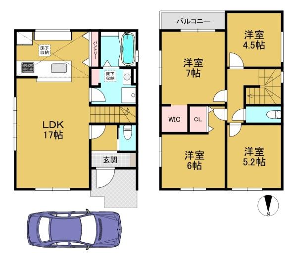 乙訓郡大山崎町字大山崎小字尻江の新築一戸建