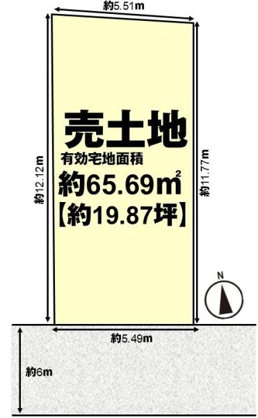 長岡京市神足神田の売土地