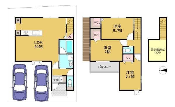 向日市寺戸町西垣内の新築一戸建