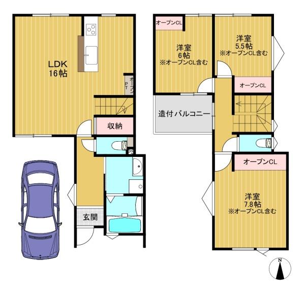 長岡京市馬場見場走りの新築一戸建