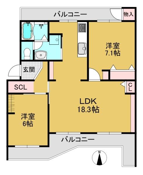 南円明寺ヶ丘団地8棟