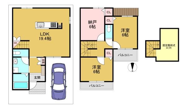 向日市鶏冠井町草田の売土地