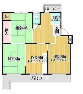 円明寺ヶ丘団地L棟
