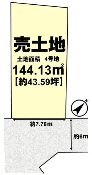 長岡京市金ケ原上ノ谷の売土地