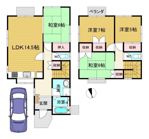 京都市伏見区久我東町の中古一戸建