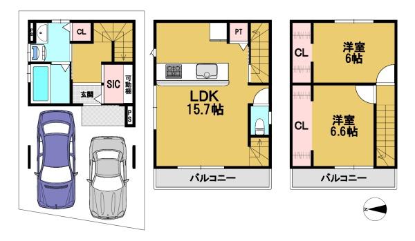 京都市伏見区羽束師鴨川町の売土地