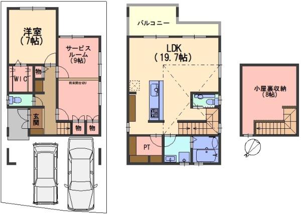 京都市伏見区羽束師古川町の中古一戸建