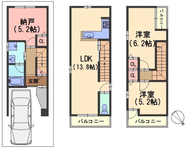 京都市伏見区久我森の宮町の売土地