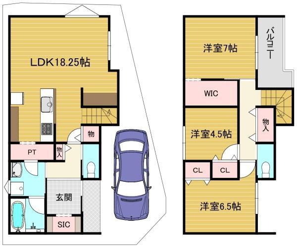 向日市寺戸町岸ノ下の土地