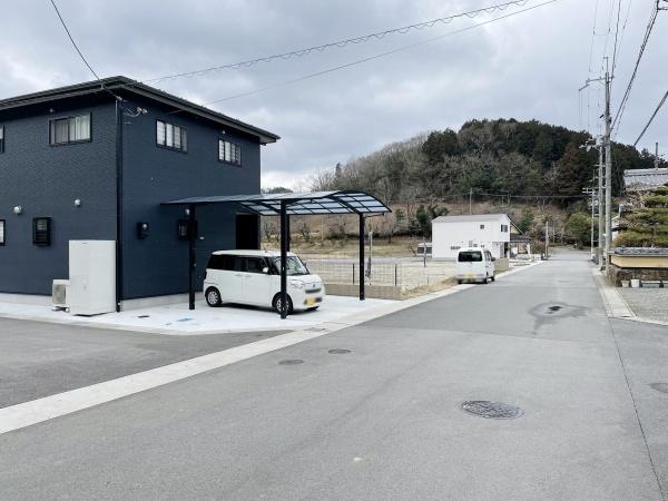 南丹市園部町小山西町五合山の土地(前面道路含む現地写真)