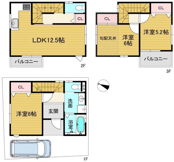 向日市物集女町出口の新築一戸建
