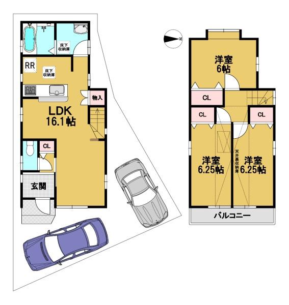 向日市物集女町南条の中古一戸建て