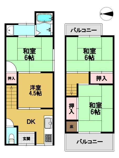 京都市南区久世大薮町の中古一戸建て