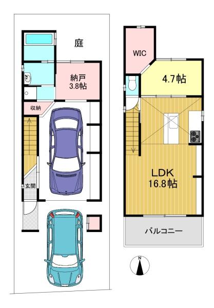 京都市伏見区羽束師菱川町の中古一戸建