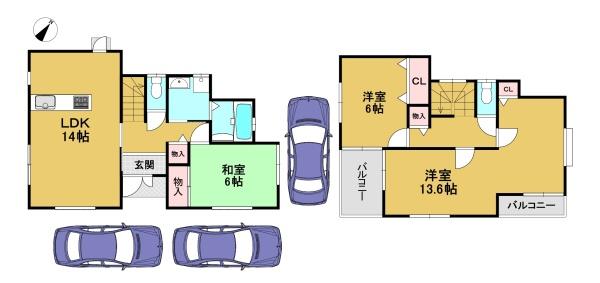 京都市伏見区久我森の宮町の中古一戸建