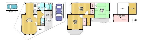 長岡京市井ノ内北内畑の中古一戸建