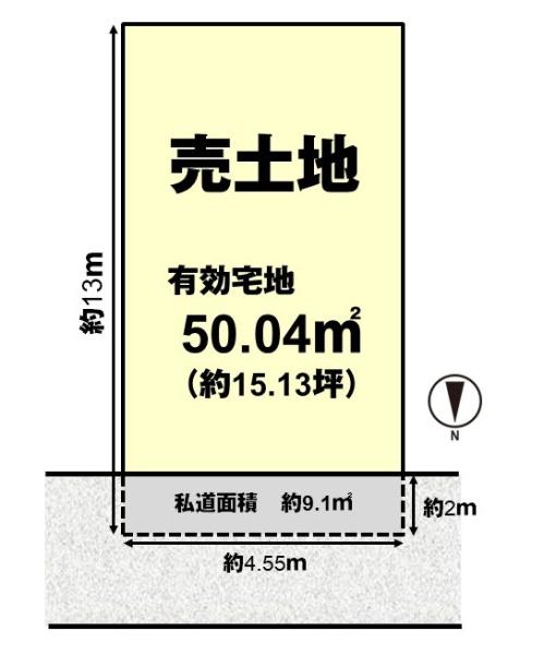 長岡京市神足１丁目の売土地