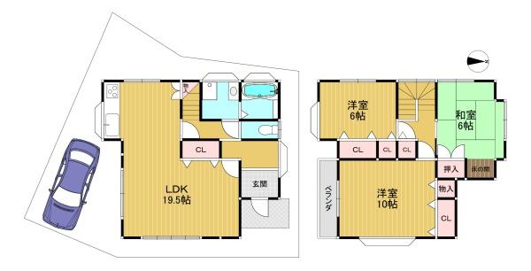 京都市伏見区久我本町の中古一戸建