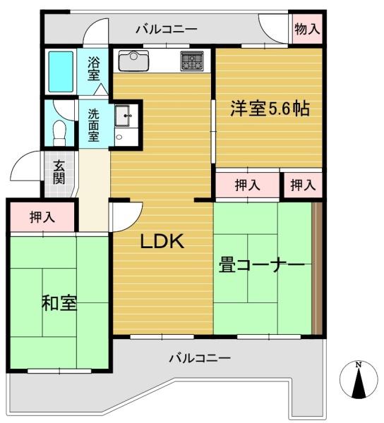 南円明寺ヶ丘団地8棟