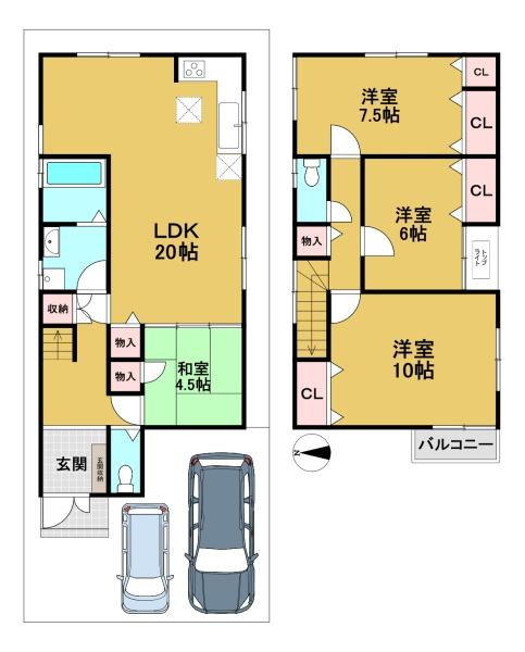 京都市伏見区羽束師志水町の中古一戸建