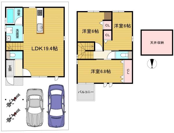 向日市寺戸町二ノ坪の売土地