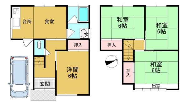 京都市伏見区羽束師志水町の中古一戸建
