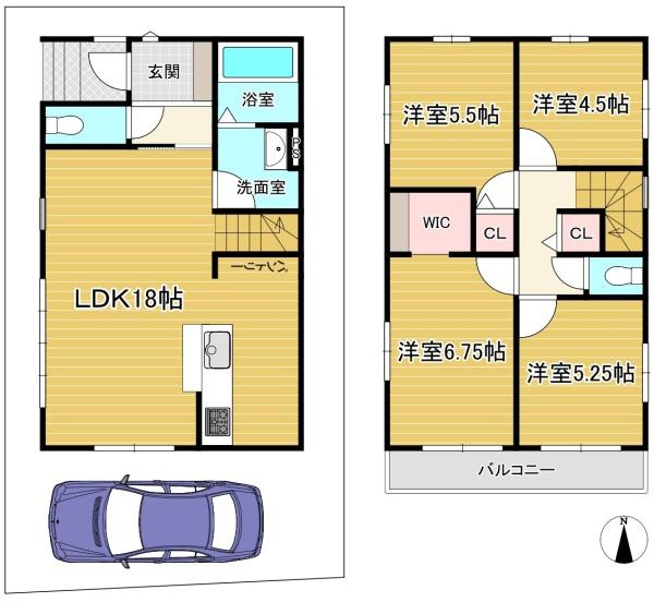 長岡京市今里４丁目の新築一戸建