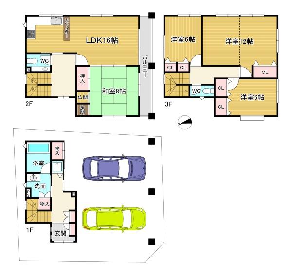 京都市伏見区久我本町の中古一戸建