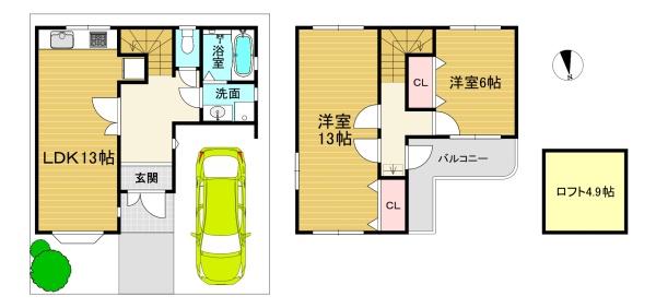 京都市伏見区羽束師菱川町の中古一戸建