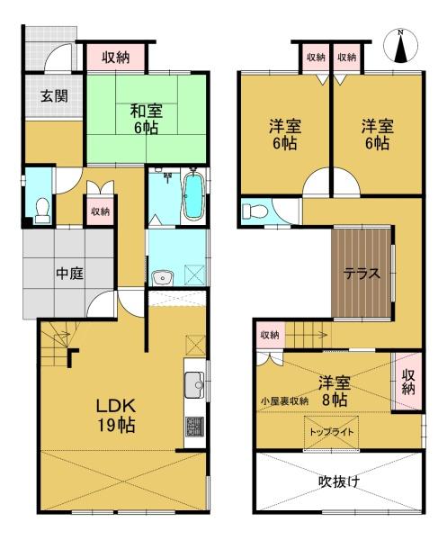 向日市鶏冠井町稲葉の中古一戸建