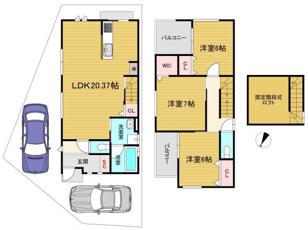 京都市南区久世上久世町の新築一戸建